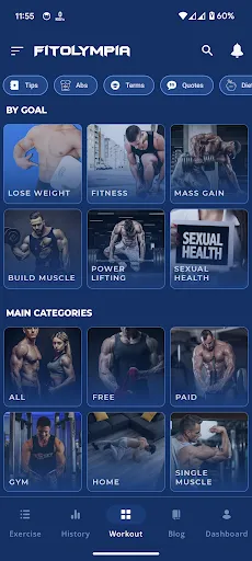FitOlympia Pro - Gym Workouts Screenshots