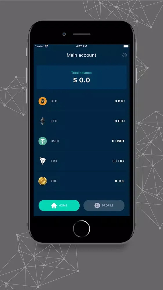 Tangkapan layar TCL Wallet