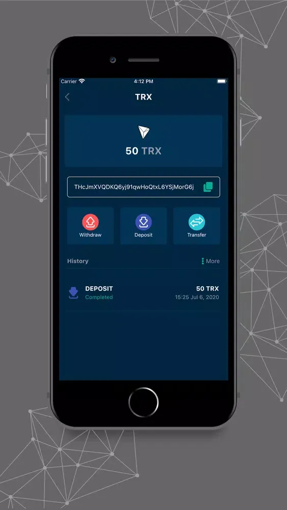 Tangkapan layar TCL Wallet