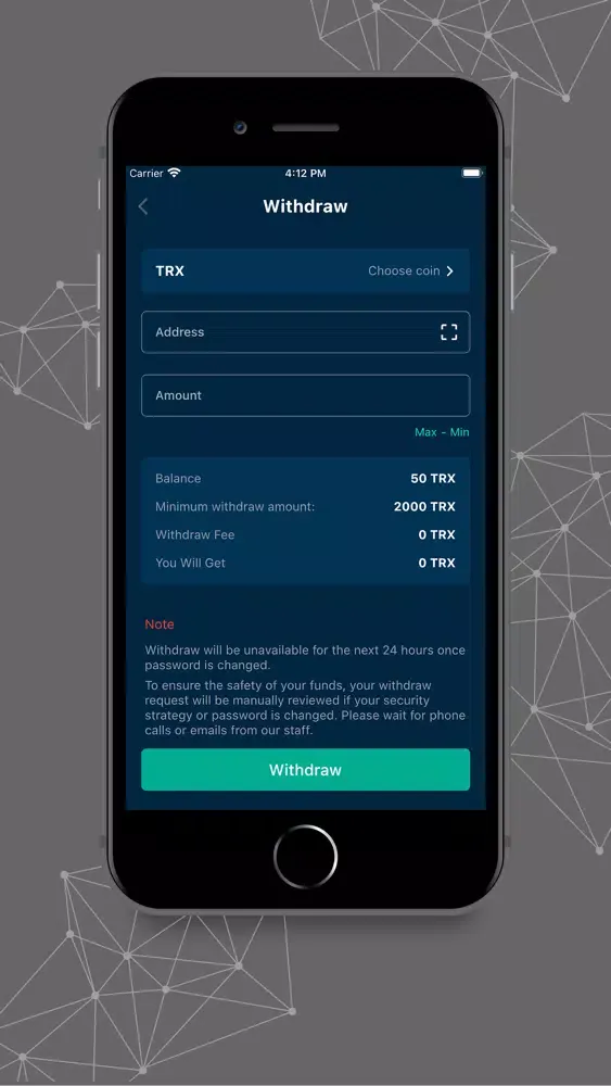 Tangkapan layar TCL Wallet