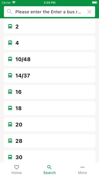 Captures d'écran de Los Angeles Bus Tracker