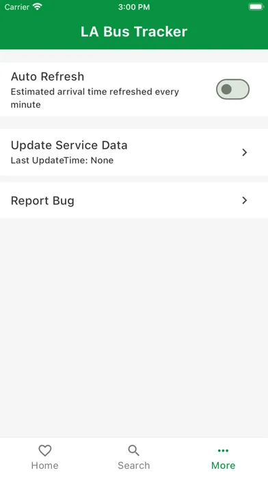 Captures d'écran de Los Angeles Bus Tracker