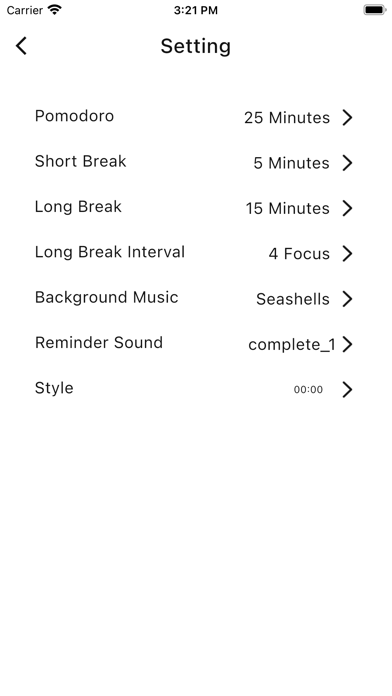 LoFiPomo-Efficient Timer Screenshots