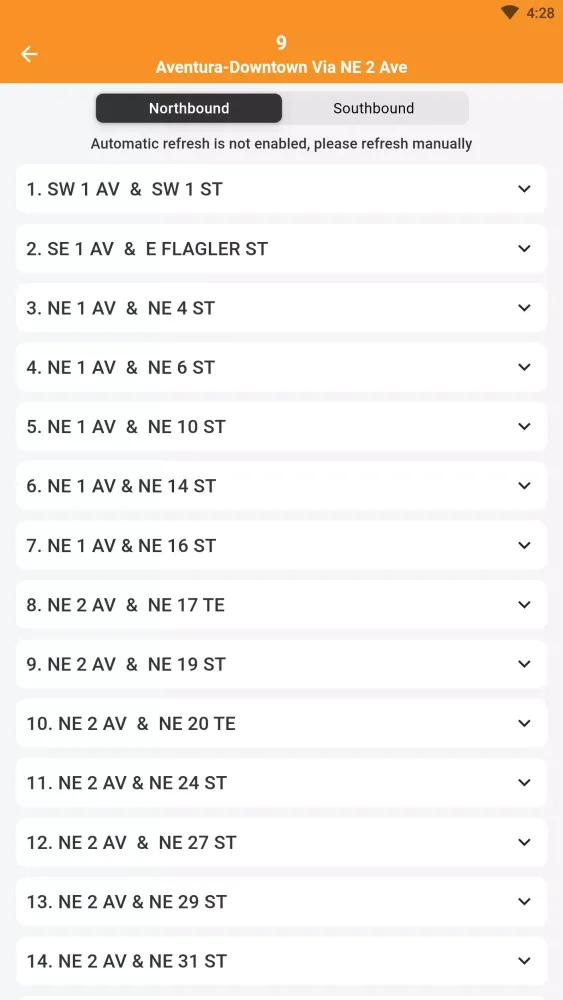 Miami Bus Tracker - MDT स्क्रीनशॉट