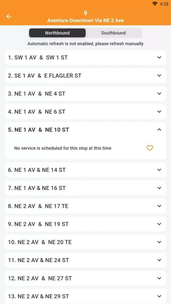 Miami Bus Tracker - MDT स्क्रीनशॉट