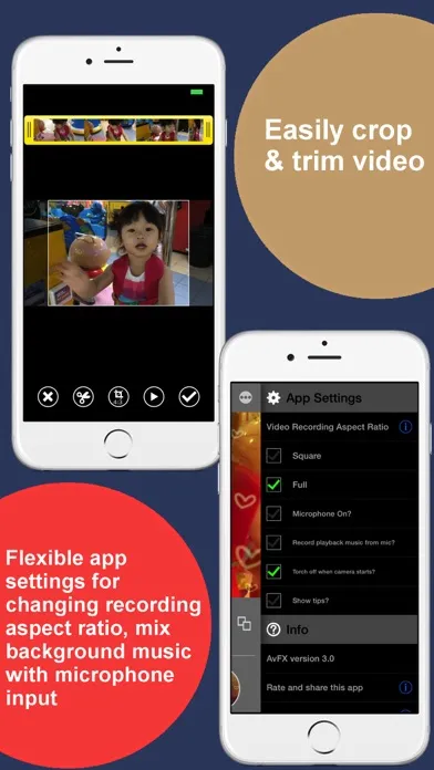 AvFX - awesome video effect, editor & background music edit for Instagram, Facebook, Youtube, Vine應用截圖