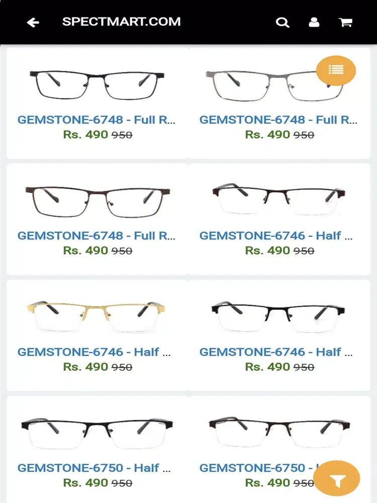 Capturas de tela do Spect Mart iPad 