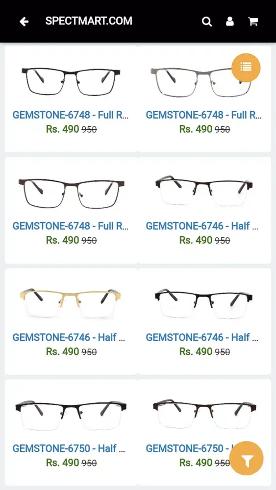 Capturas de tela do Spect Mart