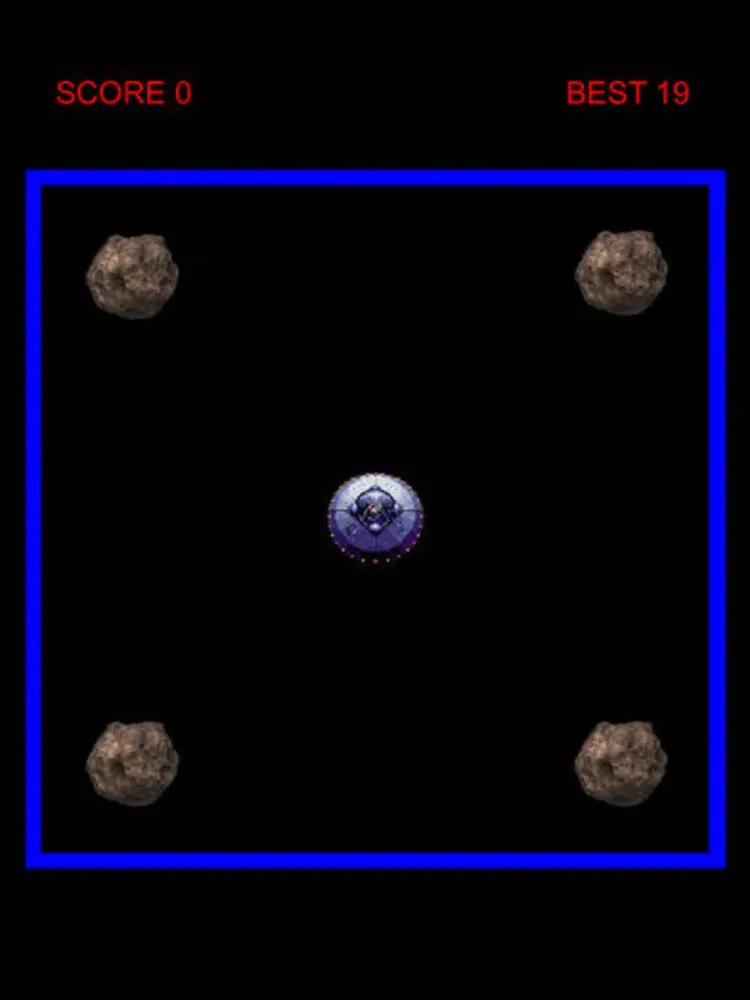 Ảnh chụp màn hình của Asteroid Avoider iPad 