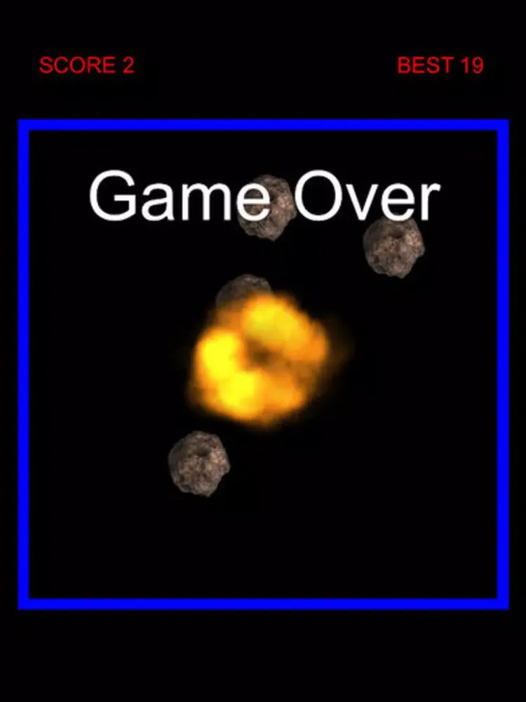 Ảnh chụp màn hình của Asteroid Avoider iPad 