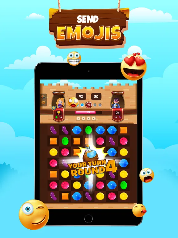 Match-3 VS Friends iPad 应用截图
