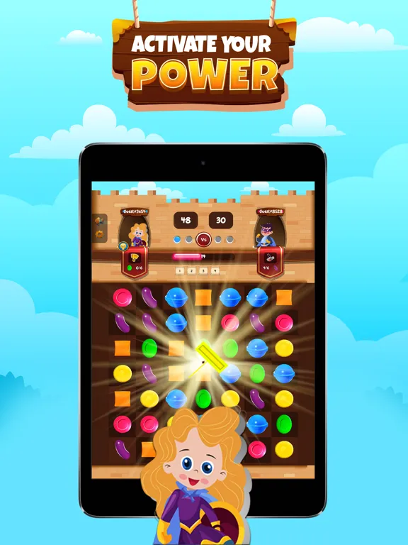Match-3 VS Friends iPad 应用截图