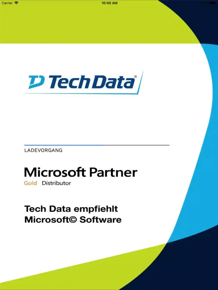 Tangkapan skrin Tech Data Microsoft News app iPad 
