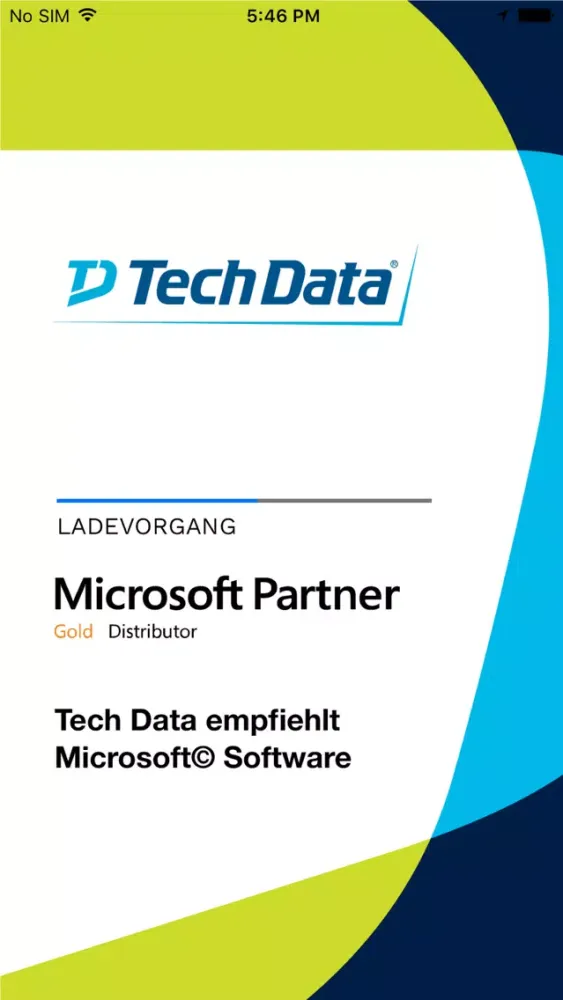 Tangkapan skrin Tech Data Microsoft News app