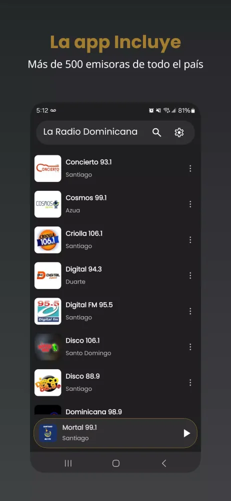 The Dominican Radio Screenshots