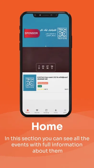 Screenshot di Hola Events