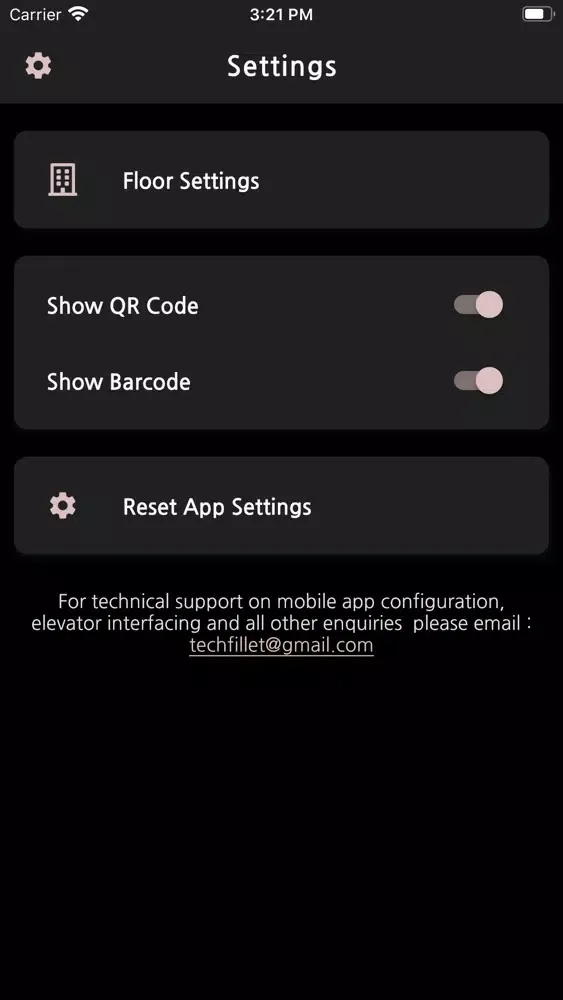 Touchless Lift Call Screenshots