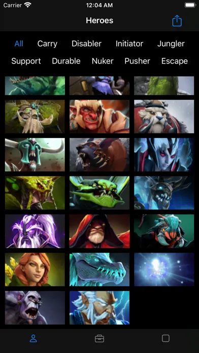ภาพหน้าจอของ Armory for DOTA 2