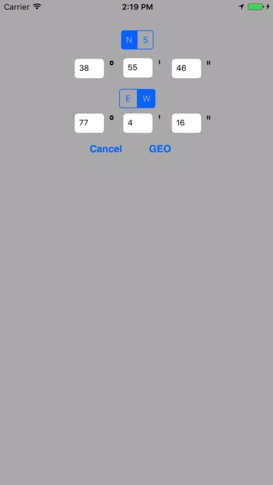 Tangkapan skrin Geo converter HD lite