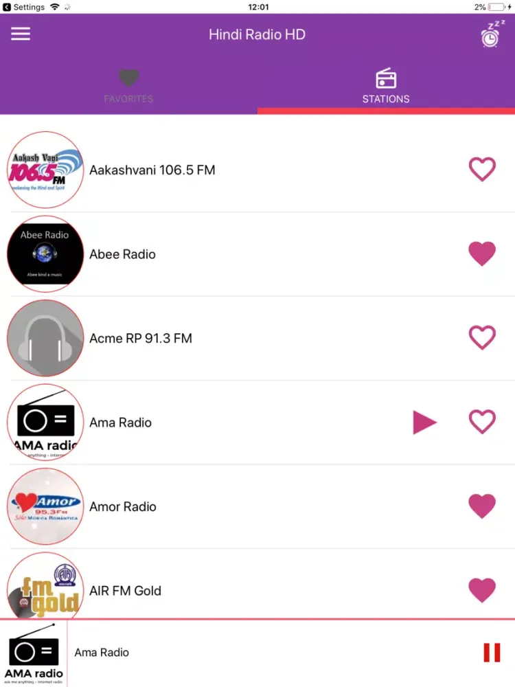 Hindi Radio HD - Hindi Songs iPad  স্ক্রিনশট