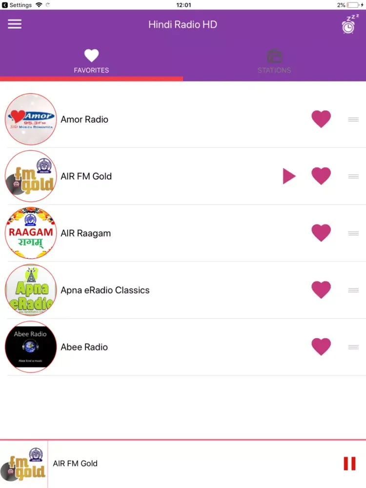 Hindi Radio HD - Hindi Songs iPad  স্ক্রিনশট