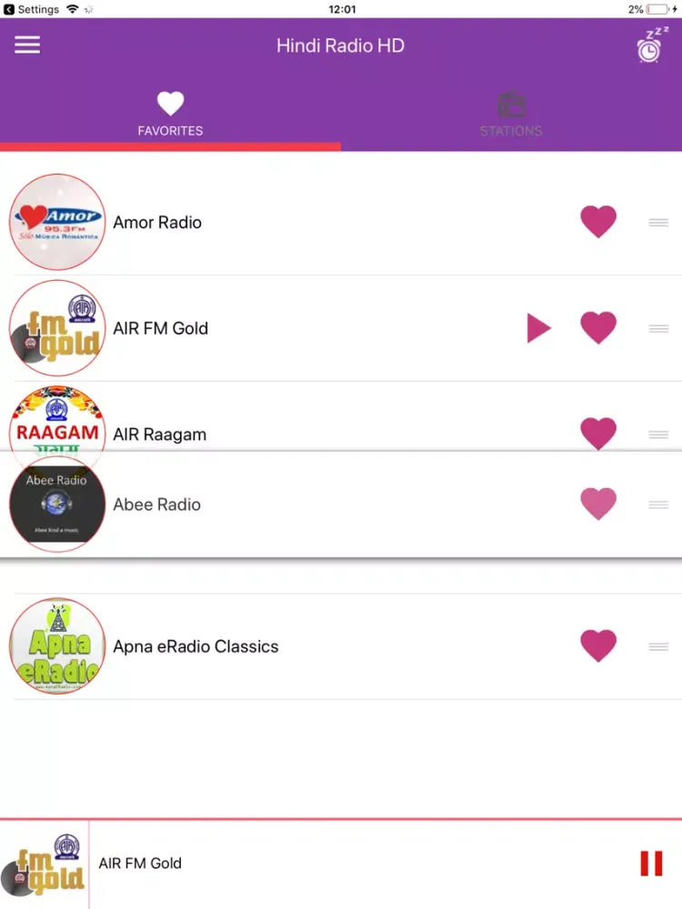 Hindi Radio HD - Hindi Songs iPad  স্ক্রিনশট