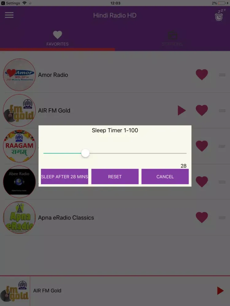 Hindi Radio HD - Hindi Songs iPad  স্ক্রিনশট