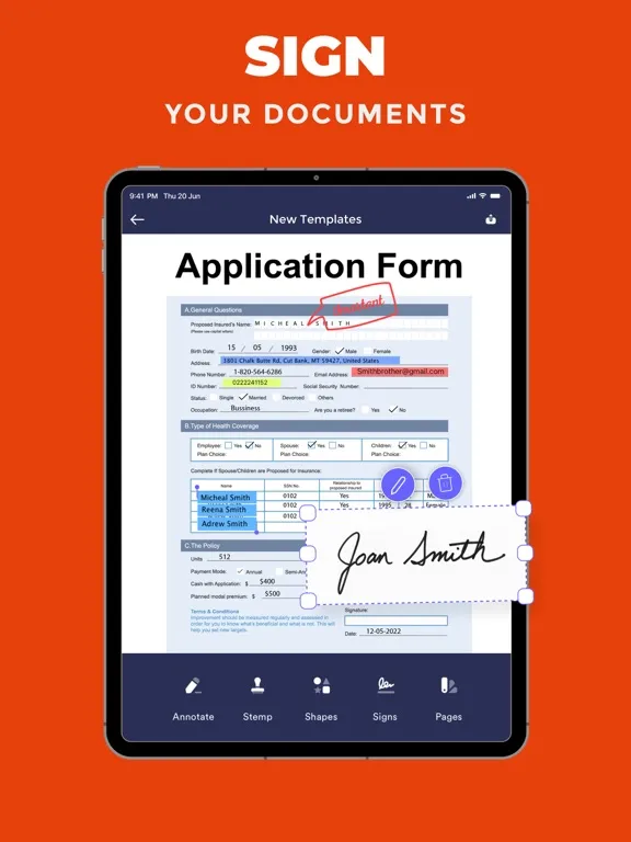 PDF Photos  Word to PDF, Fill iPad  Screenshots