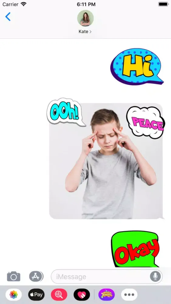 Captures d'écran de WingoBingo Stickers