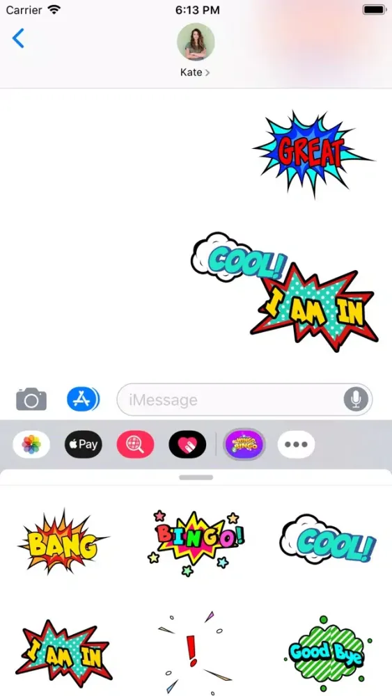 Captures d'écran de WingoBingo Stickers