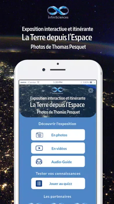 Captures d'écran de La Terre depuis l'Espace