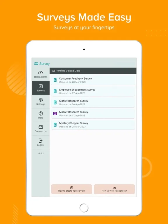 صور GoSurvey - Offline Survey iPad 