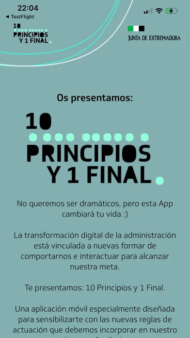 Principios y final Screenshots