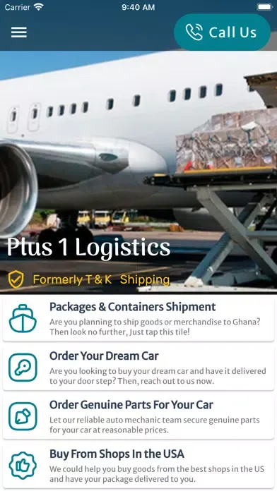 Plus1 Logistics スクリーンショット