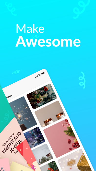 Captures d'écran de Cardify Greeting cards