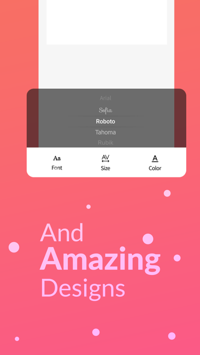 Captures d'écran de Cardify Greeting cards