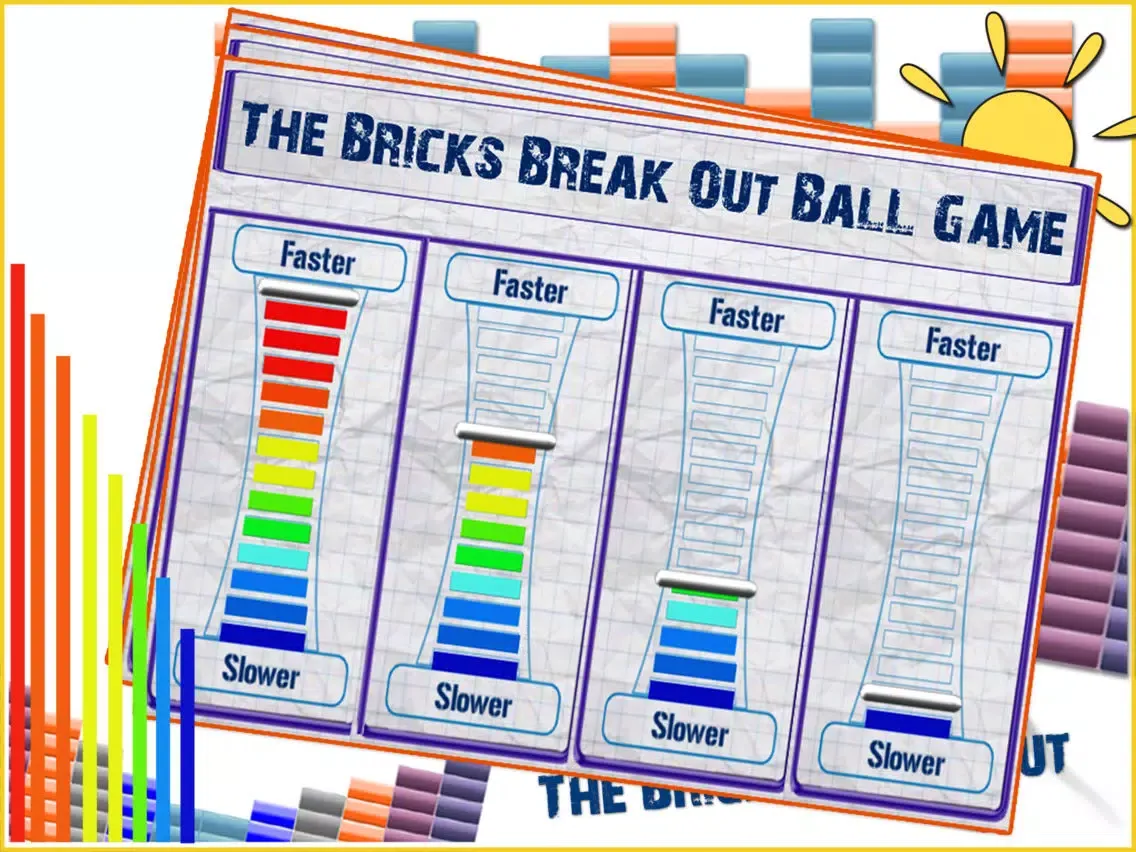 The Bricks Break Out Ball Game Lite iPad  Screenshots