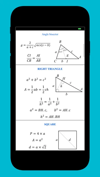 Zrzuty ekranu All Maths Formulas Pro Guide