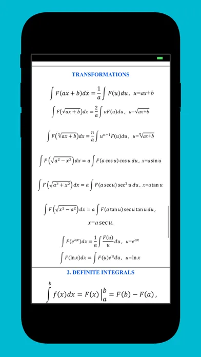 Zrzuty ekranu All Maths Formulas Pro Guide