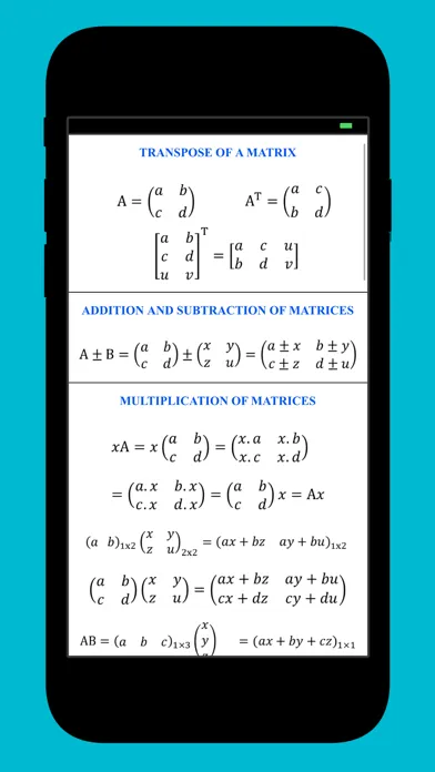 Zrzuty ekranu All Maths Formulas Pro Guide
