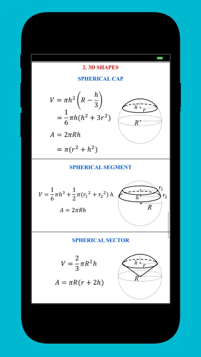 Zrzuty ekranu All Maths Formulas Pro Guide
