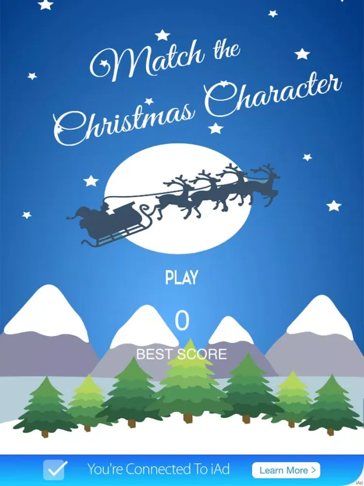 Capturas de pantalla de Match Christmas Party Characters - Free Holiday Challenging Games For Kids & Adults iPad 
