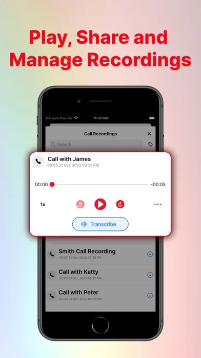 Call Recorder App: Record Call Screenshots
