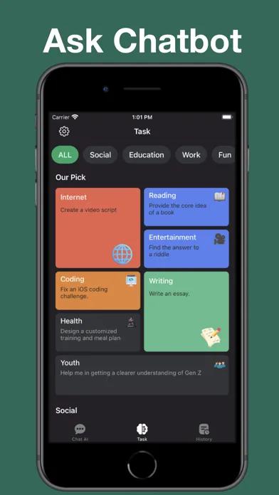 Chat AI - Ask Chatbot AI Chat Screenshots