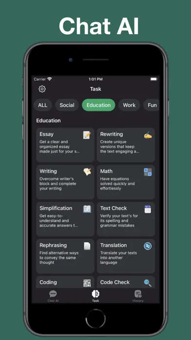 Chat AI - Ask Chatbot AI Chat Screenshots