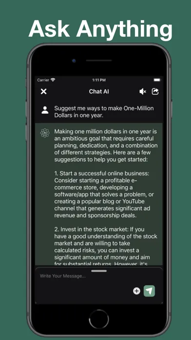 Chat AI - Ask Chatbot AI Chat Screenshots