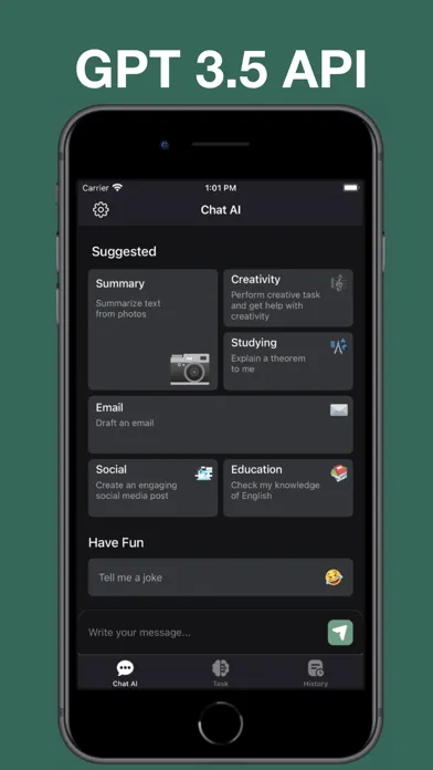 Chat AI - Ask Chatbot AI Chat Screenshots