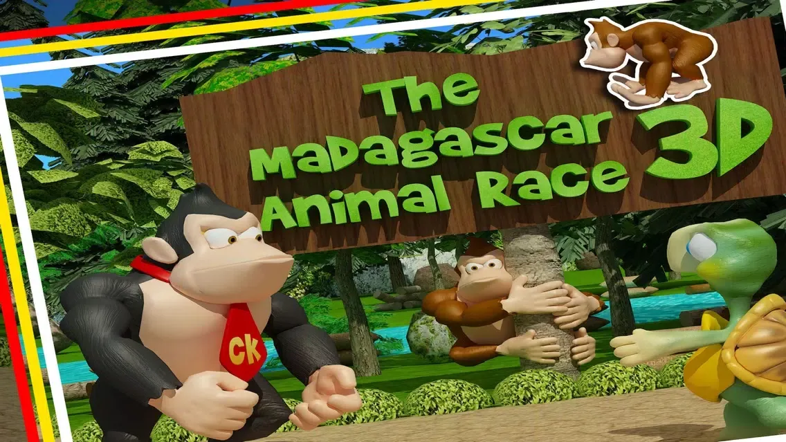 The Madagascar Animal Race 3D - An Addictive Endless Runner Game应用截图