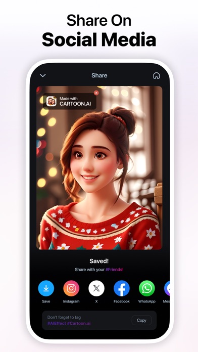 Tangkapan skrin Cartoon.ai ⁃ AI Art Generator