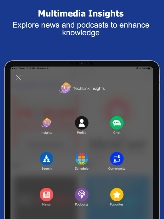 Capturas de pantalla de TechLink Insights iPad 